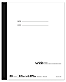 Office Depot® Brand Schoolmate Composition Book, 6 7/8" x 8 1/2", Wide Ruled, 20 Sheets