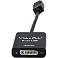 VisionTek DisplayPort to DL DVI-D Active Adapter (M/F) - 7" DisplayPort/DVI Video Cable  - 900639 1 thumbnail image