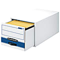Bankers Box® Stor/Drawer® Steel Plus™ Drawer File, Letter Size, 23 1/4" x 12 1/2" x 10 3/8", 60% Recycled, White/Blue, Pack Of 6 1 thumbnail image