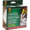 Duck Brand Indoor/outdoor Double-sided Carpet Tape, 1.88" x 25 Yd., White 1 thumbnail image