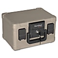 FireKing Waterproof Fire Chest, For #10 Envelopes, 4 1/2"H x 9 5/8"W x 6"D, Putty 1 thumbnail image