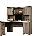 Sauder® Harbor View Wood Hutch, Salt Oak 1 thumbnail image