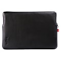 Toffee Leather Sleeve For 11" Laptops, Black
