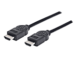 Manhattan HDMI Cable, 4K@30Hz (High Speed), 1.8m, Male to Male, Black 1 thumbnail image