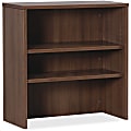 Lorell® Essentials Series Stack-On Modular Shelving Bookcase, 36"H x 36"W x 15"D, Walnut