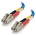 C2G-10m LC-LC 50/125 OM2 Duplex Multimode PVC Fiber Optic Cable - Blue