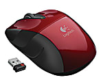 Logitech® M525 Wireless Mouse, Red, 910-002697