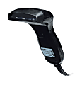 Manhattan Contact CCD Handheld Barcode Scanner, USB, 80mm Scan Width, Cable 152cm, Max Ambient Light: 3,000 lux (sunlight), Black, Three Year Warranty, Box - Barcode scanner - handheld - 120 scan / sec - decoded - USB