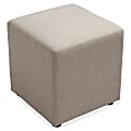 Lorell® Collaborative Seating Fabric Cube Chair, Slate