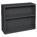 Lorell® Fortress Series Steel Modular Shelving Bookcase, 2-Shelf, 30"H x 34-1/2"W x 13"D, Black 1 thumbnail image