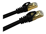 QVS 50ft CAT7 10Gbps S-STP Flexible Molded Patch Cord - 50 ft Category 7 Network Cable  - CC71650 1 thumbnail image