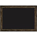 Amanti Art Liquid Chalk Marker Board, 29” x 41", Black, Fencepost Brown Wood Frame 1 thumbnail image