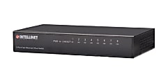 Intellinet 8-Port Fast Ethernet Office Switch, Desktop Size, Metal, IEEE 802.3az (Energy Efficient Ethernet), Box - Switch - 8 x 10/100 - desktop