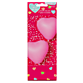 American Crafts Damask Love Valentine's Day Mini Heart Balloons, 8-1/2" x 10", Pink, Pack Of 4 Balloons 1 thumbnail image