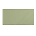 Ghent Aria Low Profile Magnetic Dry-Erase Whiteboard, Glass, 36” x 60”, Cactus 1 thumbnail image