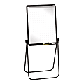 Quartet® Ultimate Total Erase Non-Magnetic Dry-Erase Whiteboard Easel, 26" x 34", Metal Frame With Black Finish