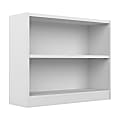 Bush Business Furniture Universal 30"H 2-Shelf Bookcase, Pure White, Standard Delivery 1 thumbnail image