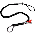 Ergodyne Squids 3100 10-Lb Single-Carabiner Tool Lanyard, 35", Black 1 thumbnail image