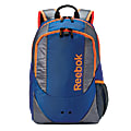 Reebok Backpack For Laptop, Kell, Blue/Orange