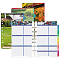Day-Timer® 90% Recycled Garden Path Planner Refill, 5 1/2" x 8 1/2", 2 Pages Per Week, January-December 2017