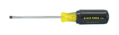 Klein Tools 3/16" Cabinet Tip Screwdriver, 4" 1 thumbnail image
