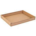 Partners Brand Corrugated Trays, 1 3/4"H x 12"W x 15"D, Kraft, Pack Of 50 1 thumbnail image