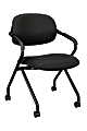 basyx by HON® Nesting Stackable Chair, Black