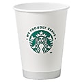 Starbucks Hot Cups, 12 Oz, White, Box Of 1,000 Cups