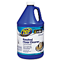 Zep Concentrated Neutral Floor Cleaner - Concentrate - 128 fl oz (4 quart) - 4 / Carton - Blue
