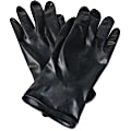 NORTH 11" Unsupported Butyl Gloves - Chemical Protection - 9 Size Number - Butyl - Black - Water Resistant, Durable, Chemical Resistant, Ketone Resistant, Rolled Beaded Cuff, Comfortable, Abrasion Resistant, Cut Resistant, Tear Resistant