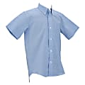 Royal Park Men's Uniform, Short-Sleeve Oxford Polo Shirt, XXX-Large, Blue