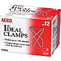 ACCO® Ideal Paper Butterfly Clamp, #1 Size (Large), Box Of 12 1 thumbnail image