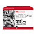 Office Depot® Remanufactured Black High Yield Toner Cartridge Replacement For Lexmark™ MS710, ODMS710L 1 thumbnail image