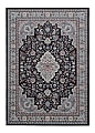 Linon Innova Area Rug, 5' x 7', Guthrie Black/Cream 