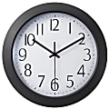 Office Depot® Brand 12" Flat-Panel Plastic Round Wall Clock