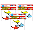 Eureka School Paper Cut Outs, 5”, Dr. Seuss One Fish, Two Fish, 36 Cut Outs Per Pack, Set Of 3 Packs 1 thumbnail image