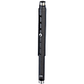 Chief Adjustable Extension Column - 9-12" Extension - Black - Aluminum - 500 lb - Black