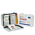First Aid Only® Unitized First-Aid Kit For 16 People, 103 Pieces, Metal Case