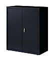 Lorell® Fortress Series 18"D Steel Storage Cabinet, Fully Assembled, 3-Shelf, Black 1 thumbnail image