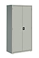 Lorell® Fortress Series 18"D Steel Storage Cabinet, Fully Assembled, 5-Shelf, Light Gray 1 thumbnail image