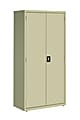 Lorell™ Fortress Series Steel Storage Cabinet, 5-Shelf, 18"D, Putty
