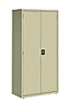 Lorell™ Fortress Series Steel Storage Cabinet, 5-Shelf, 18"D, Putty 1 thumbnail image