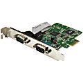 Line StarTech.com PCI Express Serial Card - 2 port - Dual Channel 16C1050 UART - Serial Port PCIe Card - Serial Expansion Card