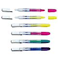 Dri-Mark® Duet Erasable Highlighters, Assorted Colors, Pack Of 4