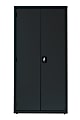 Lorell® Fortress Series 18"D Steel Storage Cabinet, Fully Assembled, 5-Shelf, Black