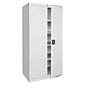 Lorell® Fortress Series Steel Storage Cabinet, 6-Shelf, Light Gray