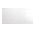 Ghent Aria Low Profile Glassboard, Non-magnetic, 24"H x 36"W, Horizontal, White