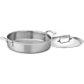 Cuisinart™ MultiClad Pro Casserole Stainless Steel Dish With Cover, 5.5-Quart, Brushed Silver