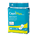 Capri Plus Bladder Control Pad Incontinent Liners, Ultra Plus, 8" x 17", White, Case Of 28 1 thumbnail image