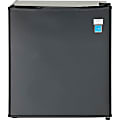 Avanti AR17T1B 1.70 Cubic Foot Refrigerator - 1.70 ft³ - Auto-defrost - Auto-defrost - Reversible - 1.70 ft³ Net Refrigerator Capacity - Black